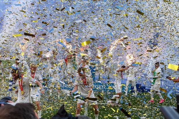 FC Copenhagen win Danish championship 2022-2023, Copenhagen, Denmark Copenhagen, Denmark. 04th, June 2023. Captain Zeca of FC Copenhagen can raise the trophy as the winner of the Danish championship after the 3F Superliga match between FC Copenhagen and Randers FC at Parken in Copenhagen. Copenhagen Denmark  Copyright: xGonzalesxPhoto RunexMathiesenx