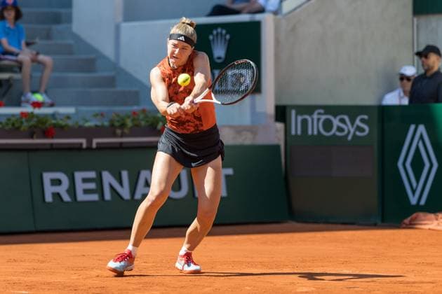 2023 French Open - Day Eight Karolina Muchova during Roland Garros 2023 in Paris, France on June 4, 2023. Paris France  Copyright: xFotoxOlimpikx originalFilename:jastrzebowski-rolandga230604_np7ol.jpg