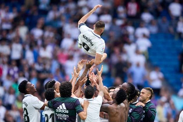 Bilder des Jahres 2023, Sport 06 Juni Sport Themen der Woche KW22 Sport Bilder des Tages Real Madrid CF v Athletic Club - LaLiga Santander Karim Benzema of Real Madrid Cf during a match between Real Madrid v Athletic Club as part of LaLiga in Madrid, Spain, on June 4, 2023. Madrid Spain  Copyright: xAlvaroxMedrandax originalFilename:medranda-realmadr230604_np8F7.jpg