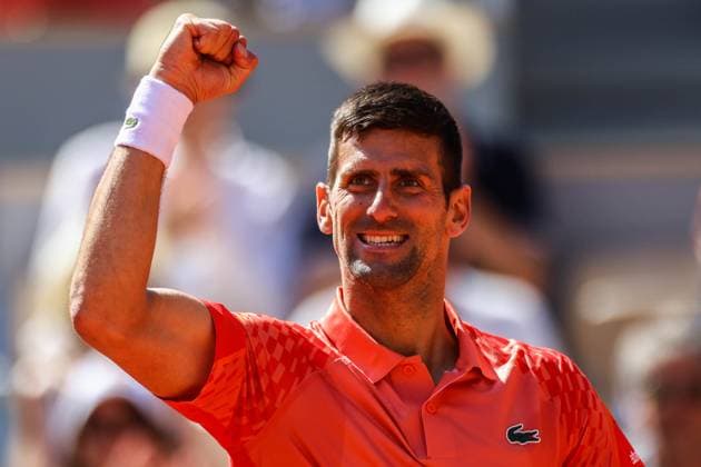 2023 French Open - Day Eight Novak DJOKOVIC (SER) during his match against Juan PABLO VARILLAS (ITA) on Philippe CHATRIER court in The French Open Roland Garros 2023 tennis tournament day eight. Paris France  Copyright: xIbrahimxEzzatx originalFilename:ezzat-notitle230604_np7qT.jpg