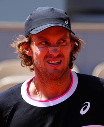 Mandatory Credit: Photo by Javier Garcia Shutterstock (13944044ab) Nicolas Jarry reacts French Open Tennis, Day 9, Roland Garros, Paris, France - 05 June 2023 French Open Tennis, Day 9, Roland Garros, Paris, France - 05 June 2023  Copyright: xJavierxGarcia Shutterstockx 13944044ab