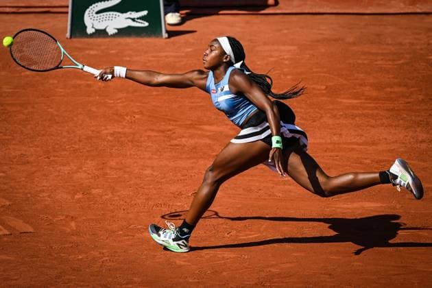 June 5, 2023, Paris, France, France: Coco GAUFF of United States during the ninth day of Roland-Garros 2023, French Open 2023, Grand Slam tennis tournament at the Roland-Garros Stadium on June 05, 2023 in Paris, France. Paris France - ZUMAm308 20230605_zsp_m308_005 Copyright: xMatthieuxMirvillex