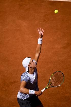 Holger Rune (Den) TENNIS : Roland Garros 2023 - Paris - 05 06 2023 JBAutissier Panoramic 
