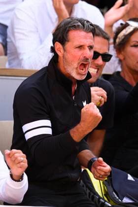 Patrick Mouratoglou entraineur d Holger Rune (Den) TENNIS : Roland Garros 2023 - Paris - 05 06 2023 JBAutissier Panoramic 
