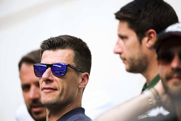 l arbitre Benoit Bastien TENNIS : Roland Garros 2023 - Paris - 05 06 2023 JBAutissier Panoramic 