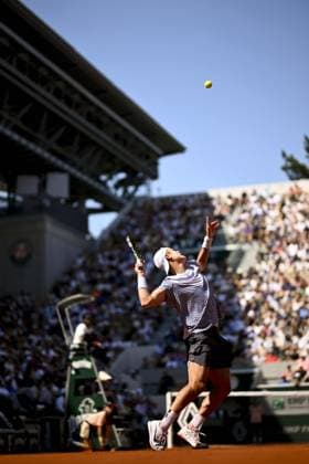 Holger Rune (Den) TENNIS : Roland Garros 2023 - Paris - 05 06 2023 JBAutissier Panoramic 