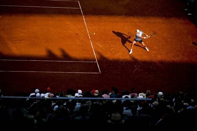 Holger Rune (Den) TENNIS : Roland Garros 2023 - Paris - 05 06 2023 JBAutissier Panoramic 