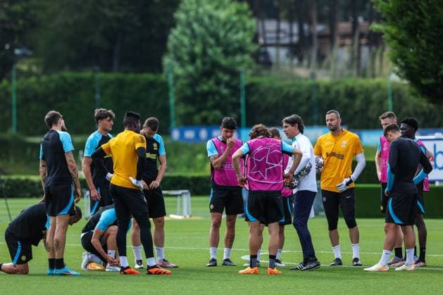 Football, CL Final, Inter Milan Training