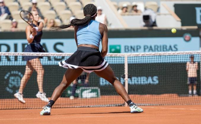 Roland Garros - Day 9 Anna Karolina Schmiedlova, Coco Gauff during Roland Garros 2023 in Paris, France on June 5, 2023. Paris France  Copyright: xFotoxOlimpikx originalFilename:jastrzebowski-rolandga230605_npzaw.jpg