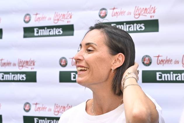 Tennis : Roland Garros 2023 - France - Trophee des Legendes - Flavia Penetta - Italie Tennis : Roland Garros 2023 - France - 05 06 23 ChrysleneCaillaud Panoramic 