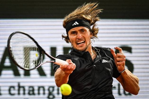 Sport Bilder des Tages June 5, 2023, Paris, France, France: Alexander ZVEREV of Germany during the ninth day of Roland-Garros 2023, French Open 2023, Grand Slam tennis tournament at the Roland-Garros Stadium on June 05, 2023 in Paris, France. Paris France - ZUMAm308 20230605_zsp_m308_011 Copyright: xMatthieuxMirvillex