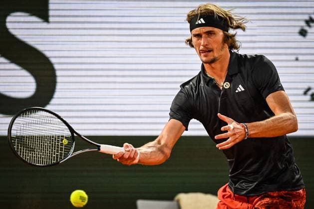 June 5, 2023, Paris, France, France: Alexander ZVEREV of Germany during the ninth day of Roland-Garros 2023, French Open 2023, Grand Slam tennis tournament at the Roland-Garros Stadium on June 05, 2023 in Paris, France. Paris France - ZUMAm308 20230605_zsp_m308_012 Copyright: xMatthieuxMirvillex