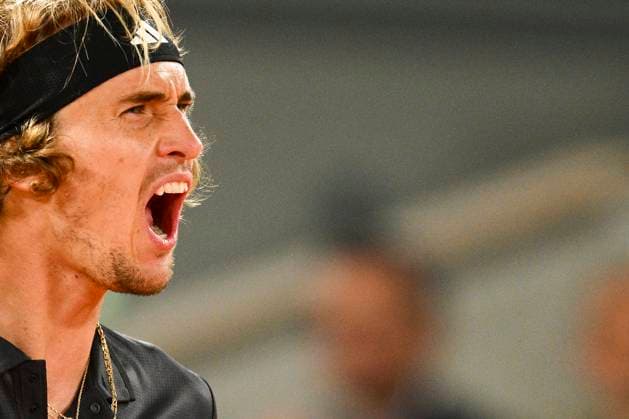 Sport Bilder des Tages joie d Alexander Zverev (Ger) TENNIS : Roland Garros 2023 - Paris - 05 06 2023 JBAutissier Panoramic 