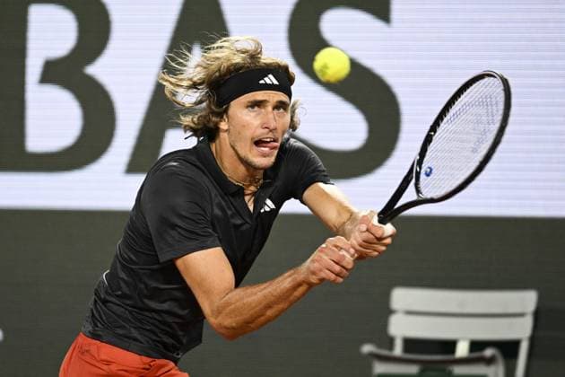 Alexander Zverev (Ger) TENNIS : Roland Garros 2023 - Paris - 05 06 2023 JBAutissier Panoramic 