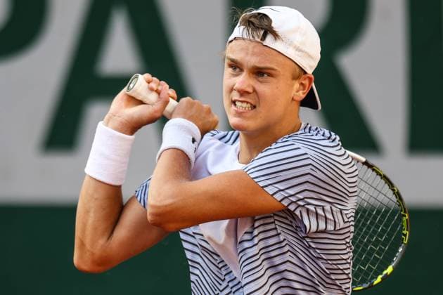 2023 French Open - Day Nine Holger RUNE (DEN) during his match against Francisco CERUNDOLO (ARG) on Suzanne-LENGLEN court in The French Open Roland Garros 2023 tennis tournament day nine. Paris France  Copyright: xIbrahimxEzzatx originalFilename:ezzat-notitle230605_npobq.jpg