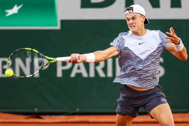 2023 French Open - Day Nine Holger RUNE (DEN) during his match against Francisco CERUNDOLO (ARG) on Suzanne-LENGLEN court in The French Open Roland Garros 2023 tennis tournament day nine. Paris France  Copyright: xIbrahimxEzzatx originalFilename:ezzat-notitle230605_npI5G.jpg