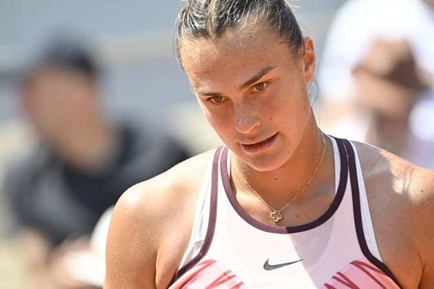 Tennis : Roland Garros 2023 - France -Aryna Sabalenka - Bielarusse Tennis : Roland Garros 2023 - France - 06 06 23 ChrysleneCaillaud Panoramic 