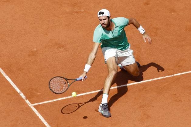 Karen Khachanov TENNIS : Roland-Garros 2023 - Paris - 06 06 2023 MichaelBaucher Panoramic 
