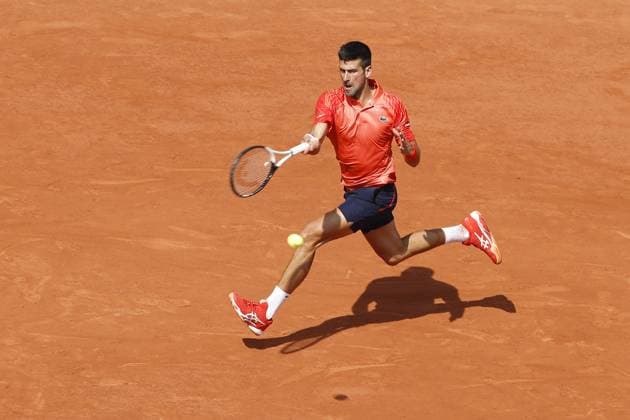 Novak Djokovic TENNIS : Roland-Garros 2023 - Paris - 06 06 2023 MichaelBaucher Panoramic 