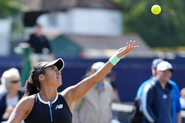 Mandatory Credit: Photo by Dave Shopland Shutterstock (13950133as) Great Britain s Heather Watson during 1st round Lexus Surbiton Trophy, Tennis, Day 3, Surbiton Racket & Fitness Club, London, UK - 06 June 2023 Lexus Surbiton Trophy, Tennis, Day 3, Surbiton Racket & Fitness Club, London, UK - 06 June 2023 Copyright: xDavexShopland Shutterstockx 13950133as
