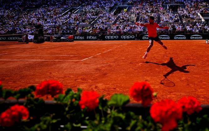 Mandatory Credit: Photo by Javier Garcia Shutterstock (13949267bu) Novak Djokovic in quarter final action French Open Tennis, Day 10, Roland Garros, Paris, France - 06 June 2023 French Open Tennis, Day 10, Roland Garros, Paris, France - 06 June 2023  Copyright: xJavierxGarcia Shutterstockx 13949267bu