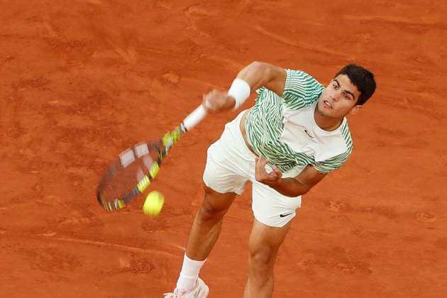Carlos Alcaraz TENNIS : Roland-Garros 2023 - Paris - 06 06 2023 MichaelBaucher Panoramic 