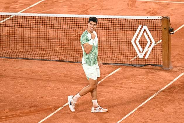 French Open Day 10 Carlos Alcaraz Garfia during the French Open, Grand Slam tennis tournament on June 6, 2023 at Roland Garros stadium in Paris, France. Photo by Victor Joly ABACAPRESS.COM Paris France  Copyright: xJolyxVictor ABACAx 856029_012 JolyxVictor ABACAx 856029_012