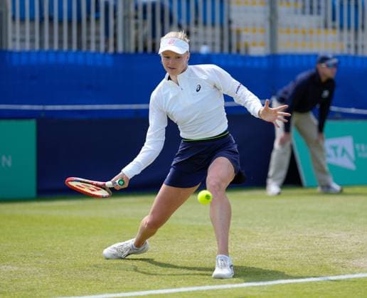 Mandatory Credit: Photo by Dave Shopland Shutterstock (13952500j) Great Britain s Harriet Dart during her 1st round match Lexus Surbiton Trophy, Tennis, Day 4, Surbiton Racket & Fitness Club, London, UK - 07 June 2023 Lexus Surbiton Trophy, Tennis, Day 4, Surbiton Racket & Fitness Club, London, UK - 07 June 2023 Copyright: xDavexShopland Shutterstockx 13952500j