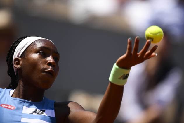 Coco Gauff (usa) TENNIS : Roland Garros 2023 - Paris - 07 06 2023 JBAutissier Panoramic 