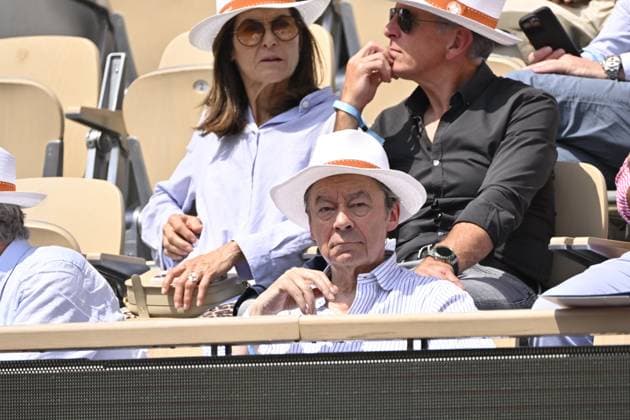 Tennis : Roland Garros 2023 - France - Michel Denisot - France Tennis : Roland Garros 2023 - France - 07 06 23 ChrysleneCaillaud Panoramic 