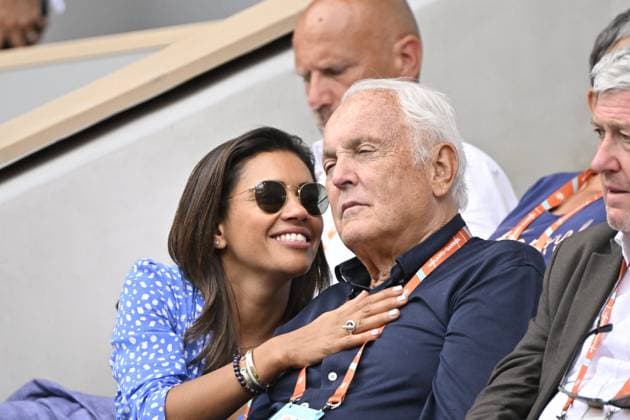 Tennis : Roland Garros 2023 - France - Christian Bimes dans la tribune presidentielle Tennis : Roland Garros 2023 - France - 07 06 23 ChrysleneCaillaud Panoramic 