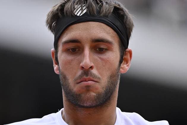 Tennis : Roland Garros 2023 - France - Tomas Martin Etcheverry - Argentina Tennis : Roland Garros 2023 - France - 07 06 23 ChrysleneCaillaud Panoramic 