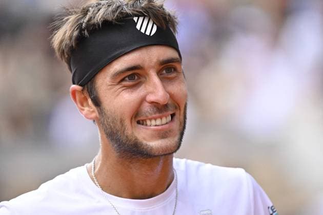 Tennis : Roland Garros 2023 - France - Tomas Martin Etcheverry - Argentina Tennis : Roland Garros 2023 - France - 07 06 23 ChrysleneCaillaud Panoramic 