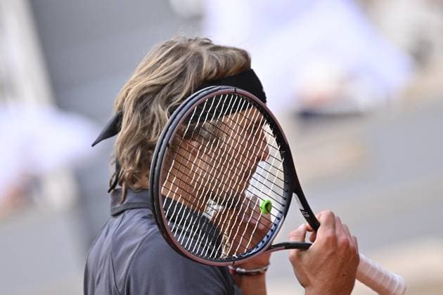 Tennis : Roland Garros 2023 - France - Alexander Zverev - Allemagne Tennis : Roland Garros 2023 - France - 07 06 23 ChrysleneCaillaud Panoramic 