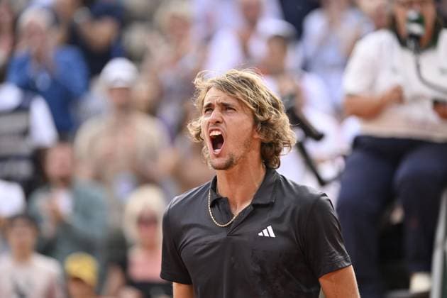 Tennis : Roland Garros 2023 - France - Alexander Zverev - Allemagne Tennis : Roland Garros 2023 - France - 07 06 23 ChrysleneCaillaud Panoramic 