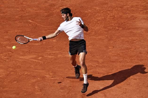 Tomas Martin Etcheverry, ARG, during quarter finals of 2023 French Open at Roland Garros, Paris, 07 06 2023
