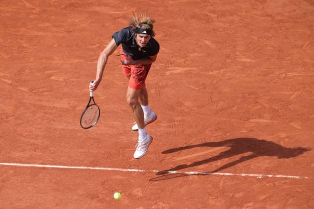 Alexander Zverev, GER, during quarter finals of 2023 French Open at Roland Garros, Paris, 07 06 2023
