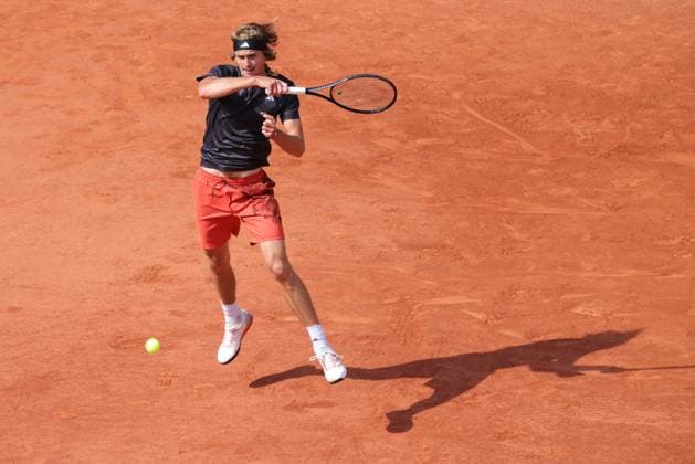 Alexander Zverev, GER, during quarter finals of 2023 French Open at Roland Garros, Paris, 07 06 2023
