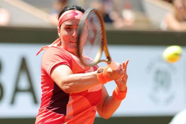 Ons Jabeur, TUN, during quarter finals of 2023 French Open at Roland Garros, Paris, 07 06 2023
