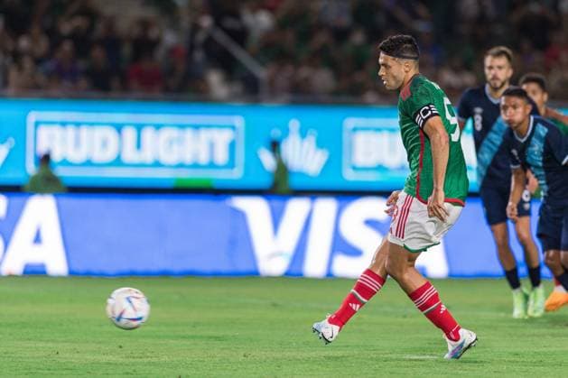 RECORD DATE NOT STATED Seleccion Mexico 2023 Mexico vs Guatemala Raul Jimenez scores his goal 1-0 of Mexico during the game Mexico (Mexican national team, Nationalteam vs Guatemala, corresponding to the Friendly match, at El Kraken Stadium, on June 7, 2023. <br><br> Raul Jimenez anota su gol 1-0 de Mexico durante el partido Mexico (Seleccion Mexicana) vs Guatemala, correspondiente al Partido Amistoso de preparacion, en el Estadio El Kraken, el 7 de junio de 2023. MAZATLAN SINALOA MEXICO  Copyright: xRobertoxEcheagarayx 20230607212356_SMN_23_AM_MEX_GUA_JIMENEZ127