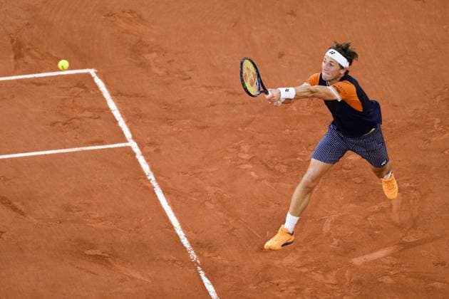 Casper Ruud (Nor) TENNIS : Roland Garros 2023 - Paris - 07 06 2023 JBAutissier Panoramic 