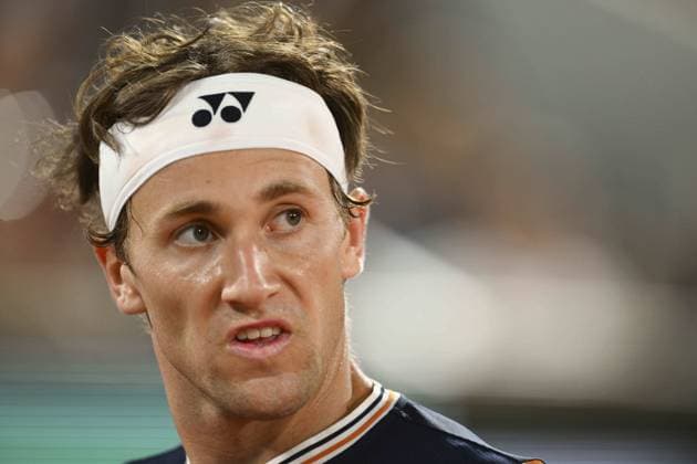 Casper Ruud (Nor) TENNIS : Roland Garros 2023 - Paris - 07 06 2023 JBAutissier Panoramic 