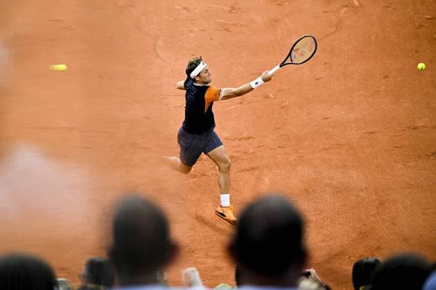 Casper Ruud (Nor) TENNIS : Roland Garros 2023 - Paris - 07 06 2023 JBAutissier Panoramic 