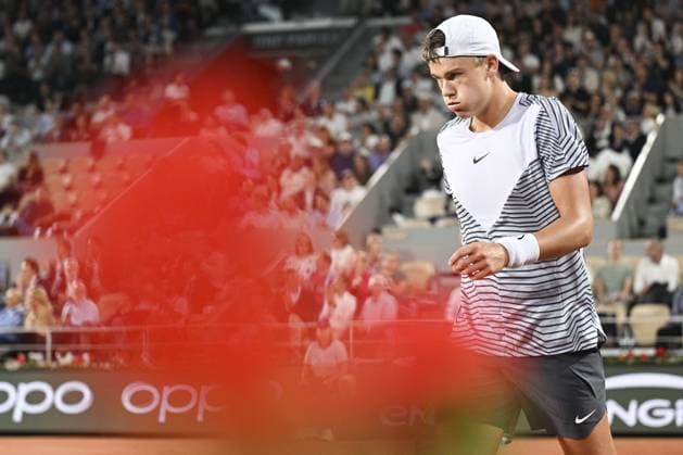 Holger Rune (Den) TENNIS : Roland Garros 2023 - Paris - 07 06 2023 JBAutissier Panoramic 