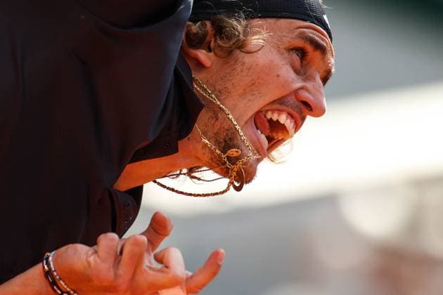 2023 French Open - Day Eleven Alexander ZVEREV (GER) during his match against Tomas MARTIN ETCHEVERRY (ARG) on Philippe CHATRIER court in The French Open Roland Garros 2023 tennis tournament day eleven. Paris France  Copyright: xIbrahimxEzzatx originalFilename:ezzat-notitle230607_npFnC.jpg