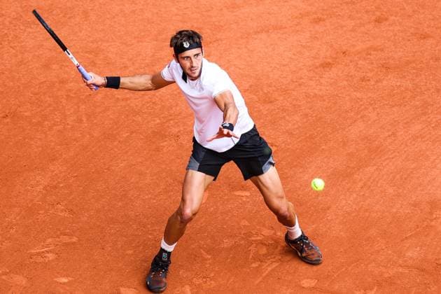 2023 French Open - Day Eleven Tomas MARTIN ETCHEVERRY (ARG) during his match against Alexander ZVEREV (GER) on Philippe CHATRIER court in The French Open Roland Garros 2023 tennis tournament day eleven. Paris France  Copyright: xIbrahimxEzzatx originalFilename:ezzat-notitle230607_npkzA.jpg