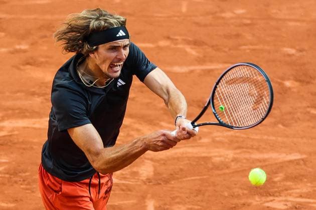 2023 French Open - Day Eleven Alexander ZVEREV (GER) during his match against Tomas MARTIN ETCHEVERRY (ARG) on Philippe CHATRIER court in The French Open Roland Garros 2023 tennis tournament day eleven. Paris France  Copyright: xIbrahimxEzzatx originalFilename:ezzat-notitle230607_npZSX.jpg