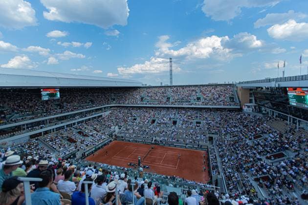 2023 French Open - Day Eleven Stadium view during Alexander Zverev and Tomas Martin Etcheverry match at Roland Garros Grand Slam Tournament - Day 11 on June 07, 2023 in Paris, France. Paris France  Copyright: xRobertxSzaniszlox originalFilename:szaniszlo-notitle230607_np0QN.jpg