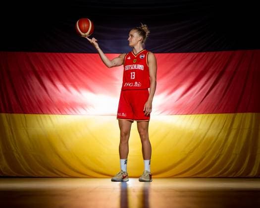 Basketball Kienbaum 23.05.2023 Nationalmannschaft Frauen DBB Kader für die Europameisterschaft Leonie Fiebich
