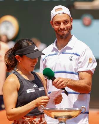 Miyu Kato, Tim Puetz, Mixed Doubles, Award Ceremony, Presentation Copyright: xJuergenxHasenkopfx